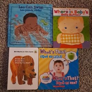 Scholastic Bilingual Board Book Set - Engaging and Colorful Stories